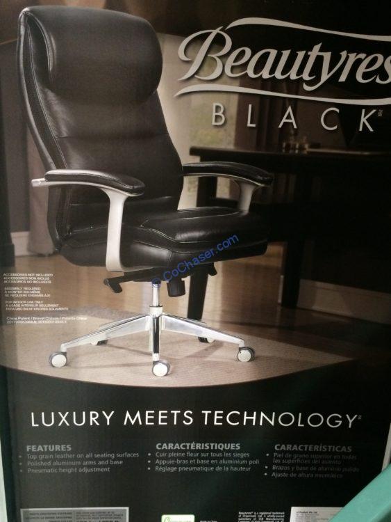 Beautyrest Black Executive Office Chair Model49650 CostcoChaser