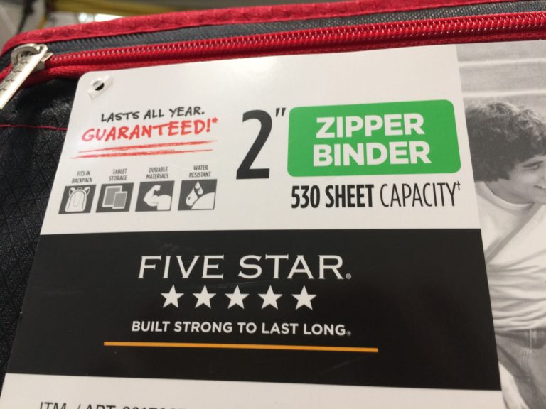 Costco2017007FiveStar2ZipperBindername CostcoChaser