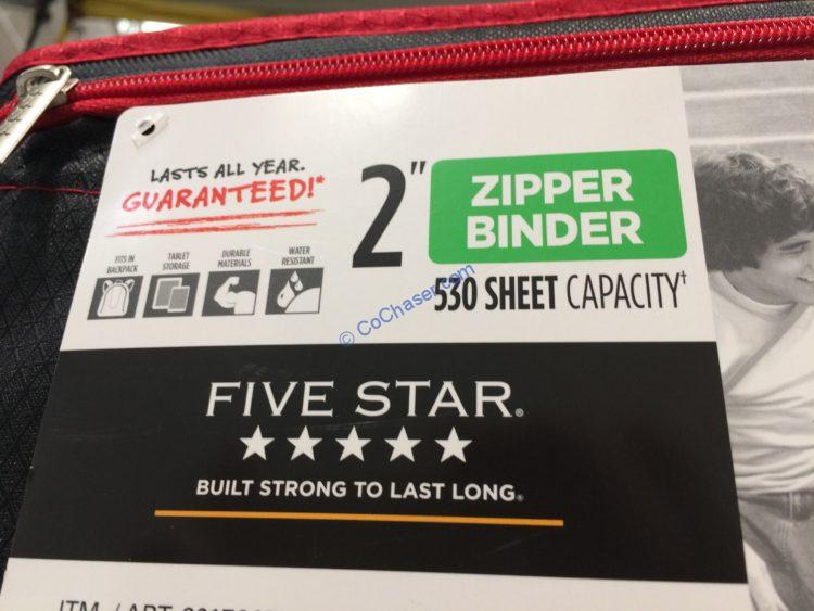 Costco2017007FiveStar2ZipperBindername CostcoChaser