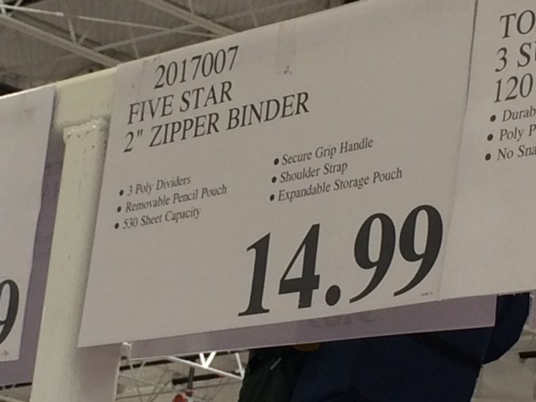 Costco2017007FiveStar2ZipperBindertag CostcoChaser