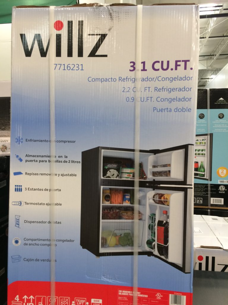 Costco7716231Willz WLR31TSIE 3.1CuftRefrigeratorback CostcoChaser