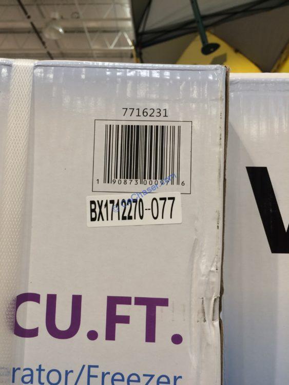 Costco7716231Willz WLR31TSIE 3.1CuftRefrigeratorbar CostcoChaser
