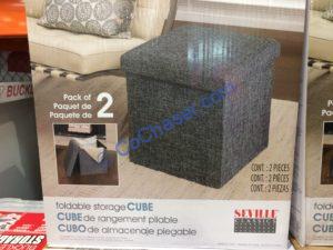 Costco-1050063- Seville-Classics-2PK-Fabric-Storage-Cube