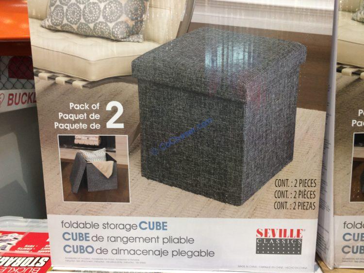 Costco1050063 SevilleClassics2PKFabricStorageCube CostcoChaser