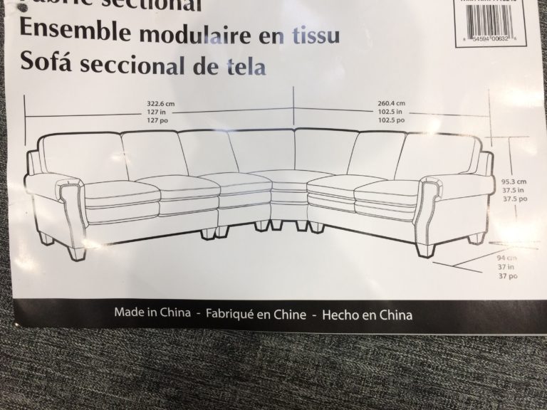Costco1118246 FabricSectionalsize CostcoChaser