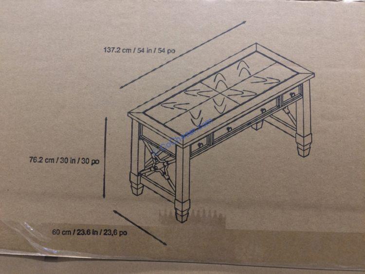 Costco1119074WellUniversal54WritingDeskwithPowersize