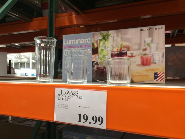Luminarc Working Glass 12PC Set CostcoChaser