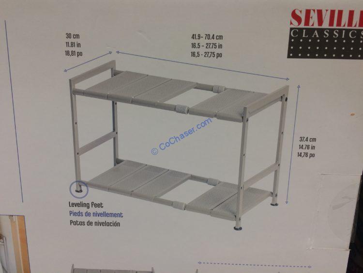 Costco1193822SevilleClassics 2TierunderTheSinkExpanding