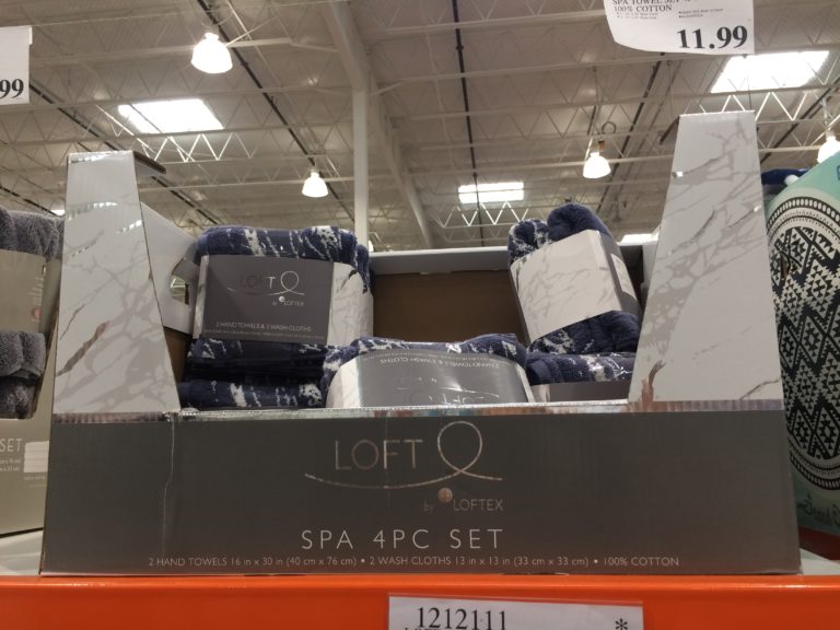 Loft Spa Towel Set 4PC CostcoChaser