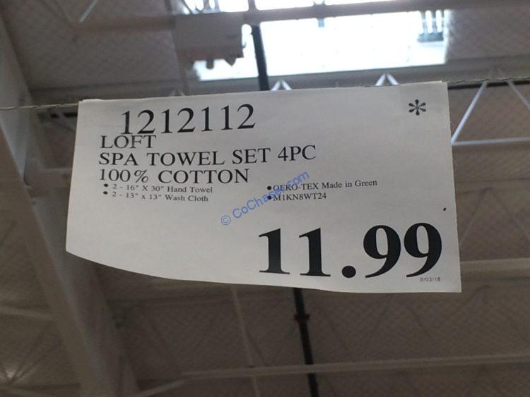 Costco-1212112-Loft-Spa-Towel-Set-tag