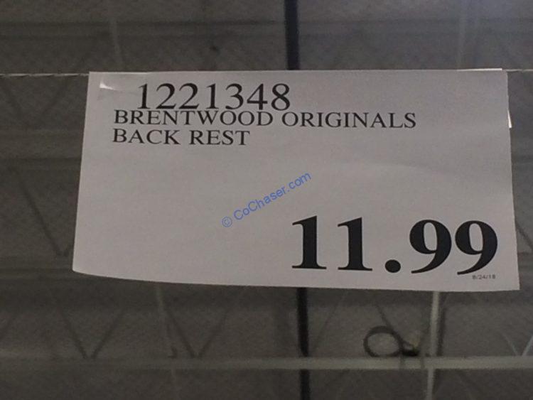 Costco-1221348-Brentwood-Plush-Back-Rest-tag
