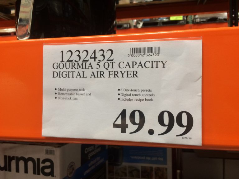 Costco1232432Gourmia5QtCapacityDigitalAirFryertag CostcoChaser