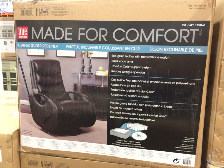 Costco1900166TrueInnovationsLeatherGliderRecliner2 CostcoChaser