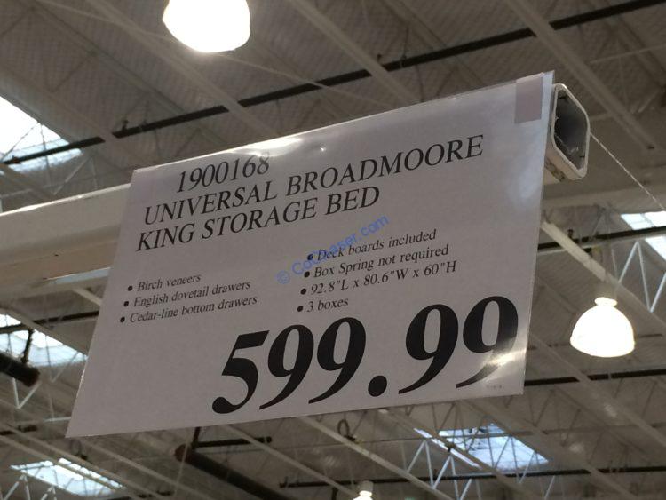 Universal Broadmoore King Storage Bed CostcoChaser