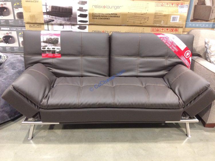 Relax A Lounger Eurolounger Costcochaser, Leather Futon Sofa Bed Costco