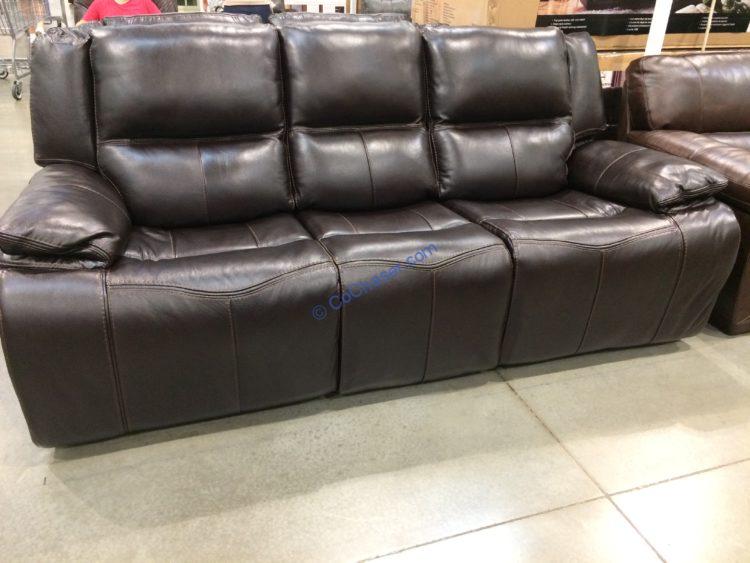 Leather Power Reclining Sofa CostcoChaser