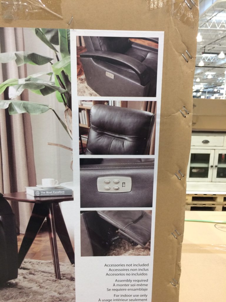 Costco2000754 LeatherPowerReclinerpart CostcoChaser