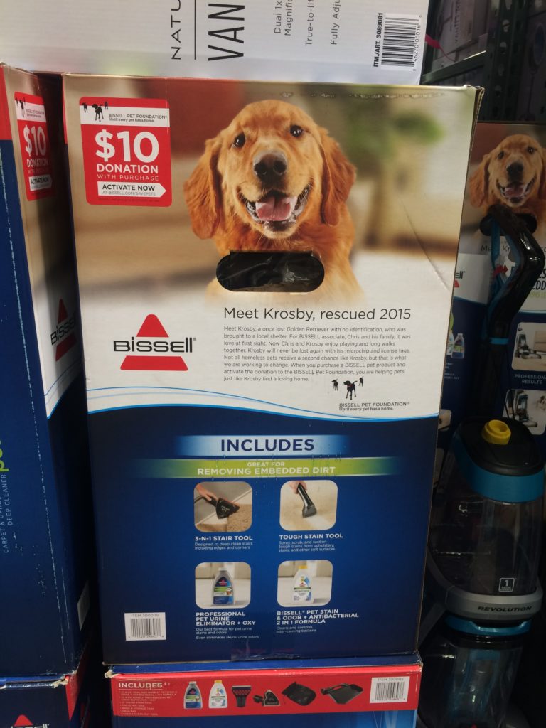 Costco3000115BissellProheat2XRevolutionPetCarpetCleanerback