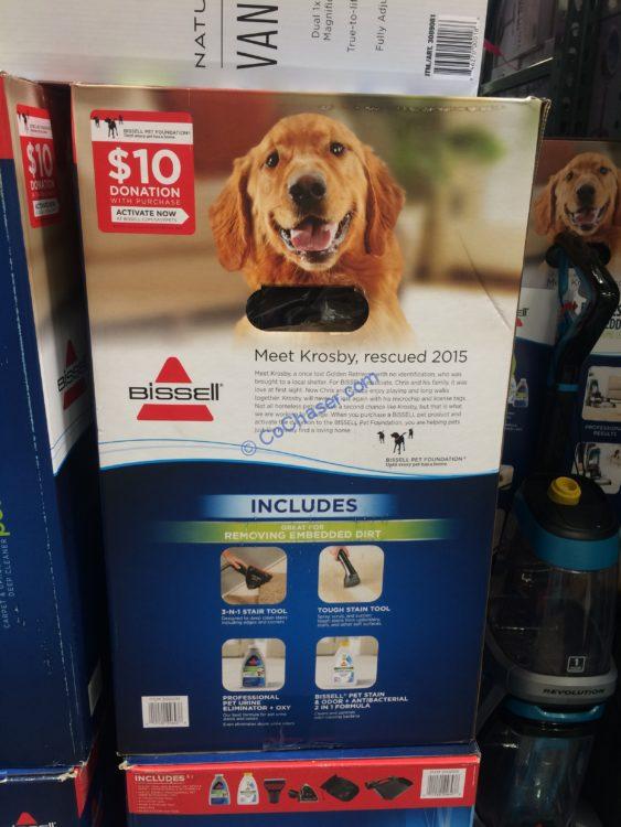 Costco3000115BissellProheat2XRevolutionPetCarpetCleanerback