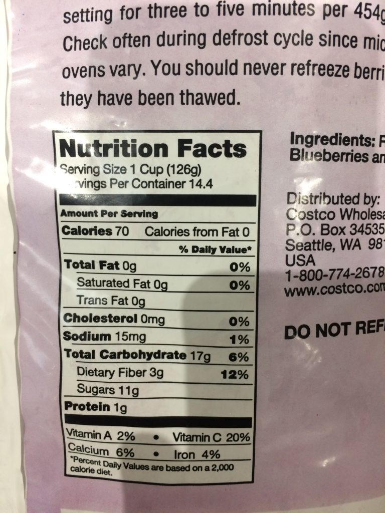 Costco1010598KirklandSignatureThreeBerryBlendchart CostcoChaser