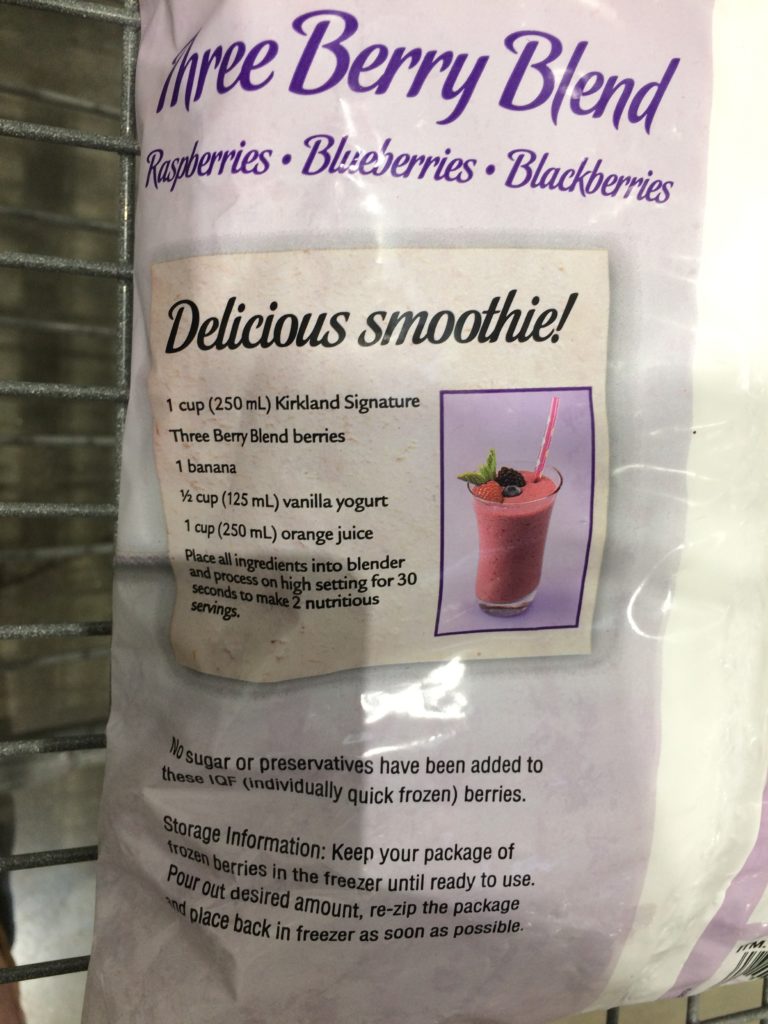 Costco1010598KirklandSignatureThreeBerryBlendinf CostcoChaser