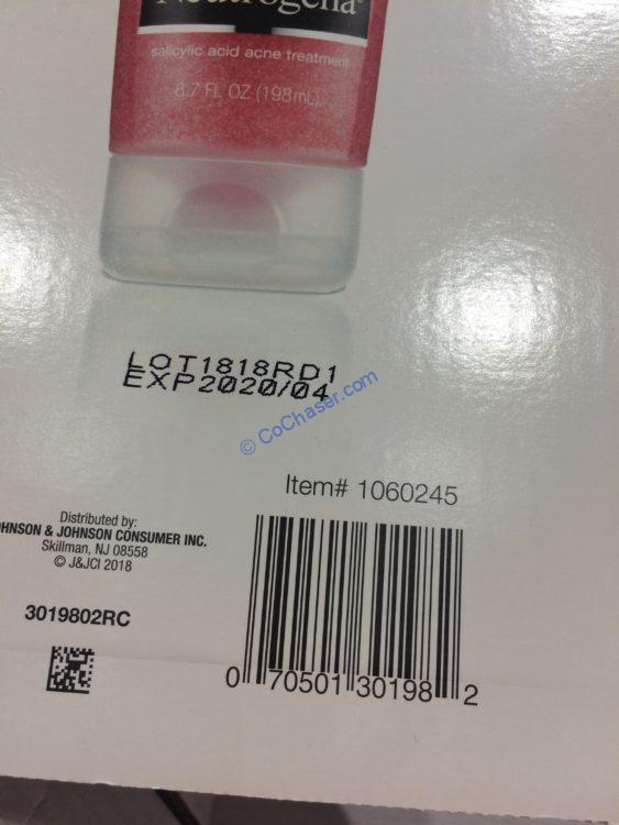 Costco1060245NeutrogenaOilFreeAcneWash PinkGrapefruitScrubbar