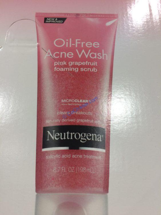 Costco1060245NeutrogenaOilFreeAcneWash PinkGrapefruitScrubitem