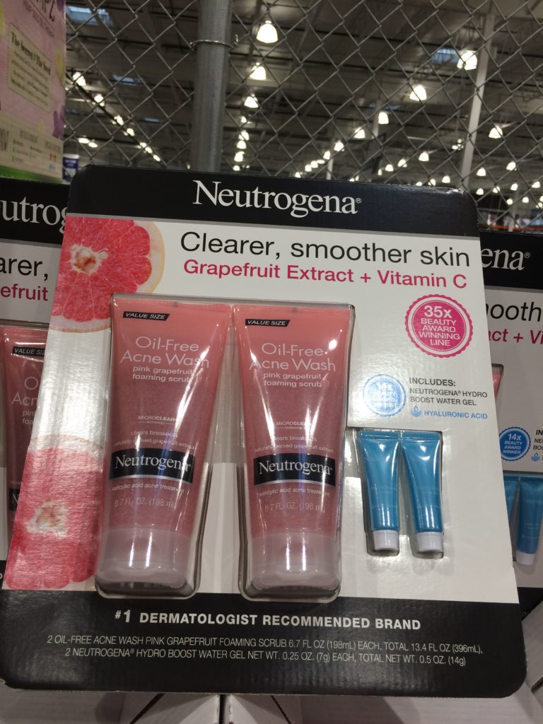 Neutrogena Oil Free Acne Wash Pink Grapefruit Scrub CostcoChaser