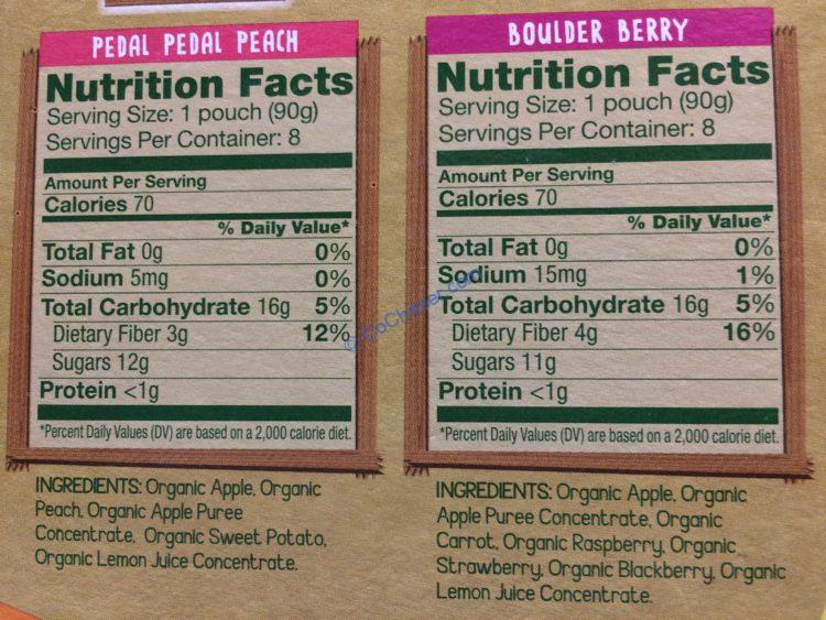 GOGO Squeeze Organic Fruit & Veggie 16/3.2 Ounce Pouchesc CostcoChaser