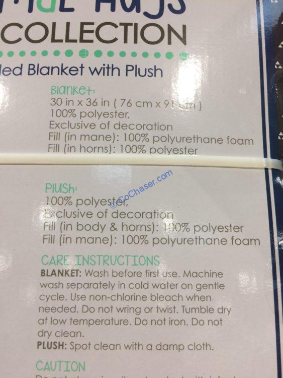 Costco1094597LittleMiraclesHooded BlanketPlushinf CostcoChaser