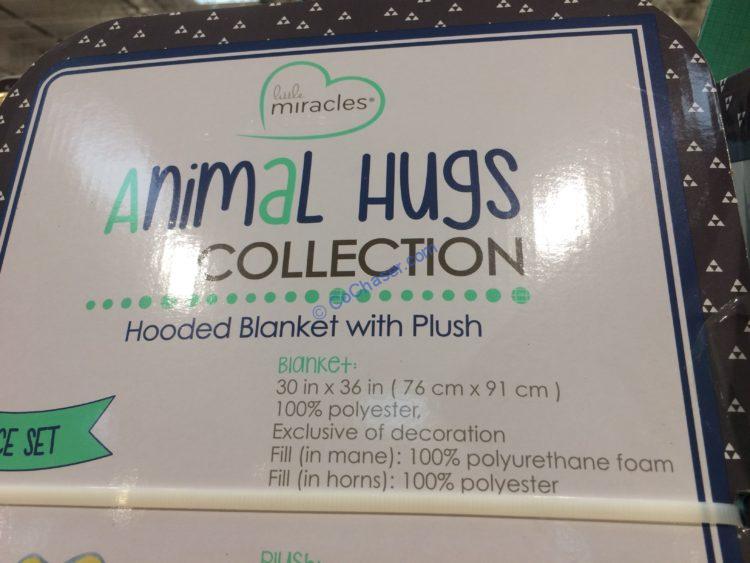 Costco1094597LittleMiraclesHooded BlanketPlushname CostcoChaser
