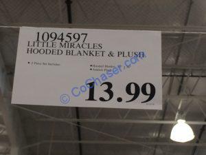 Costco-1094597-Little-Miracles-Hooded –Blanket-Plush-tag