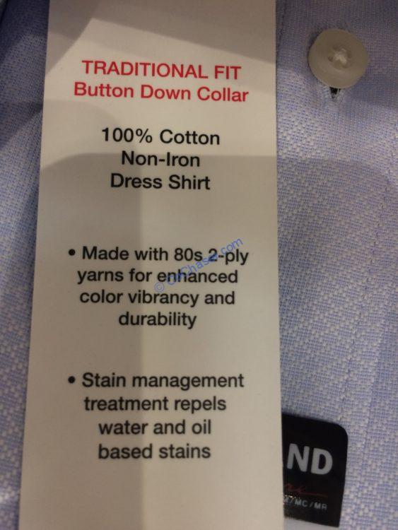 Costco1110810 KirklandSignatureMenButtonDownDressShirtspec1