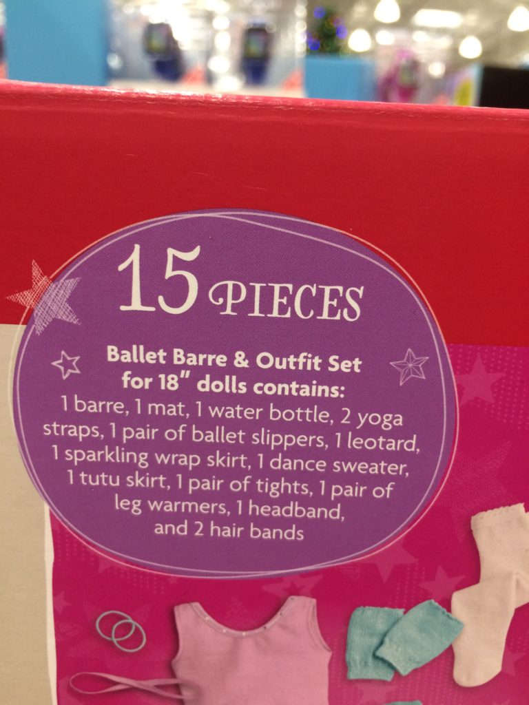 Costco1137939AmericanGirlBallet BarreandOutfitSetpart