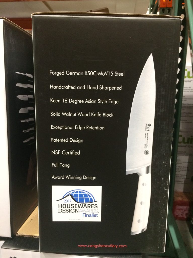 Costco1168227CangshanGermanSteel17pieceKnifeBlockSetitem
