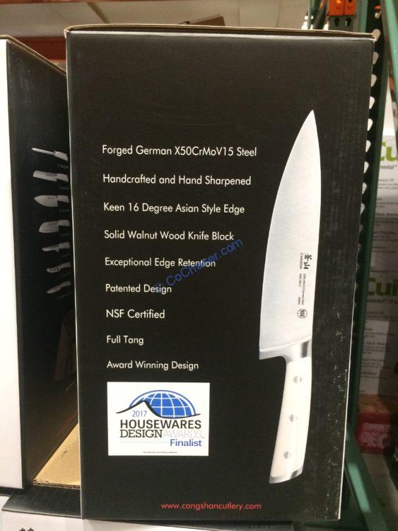 Costco1168227CangshanGermanSteel17pieceKnifeBlockSetitem