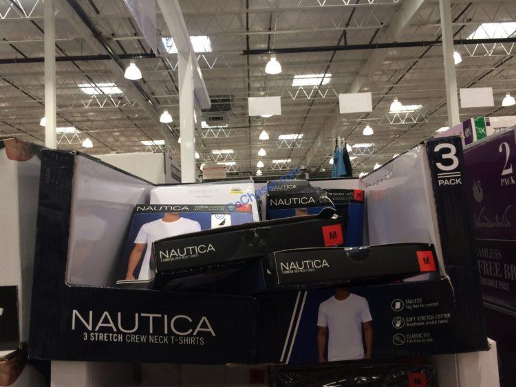 Nautica Men’s Stretch Crew Tee 3pack CostcoChaser