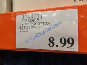 Costco-1199111-Expression-By-Microcotton-Bath-Towel-tag