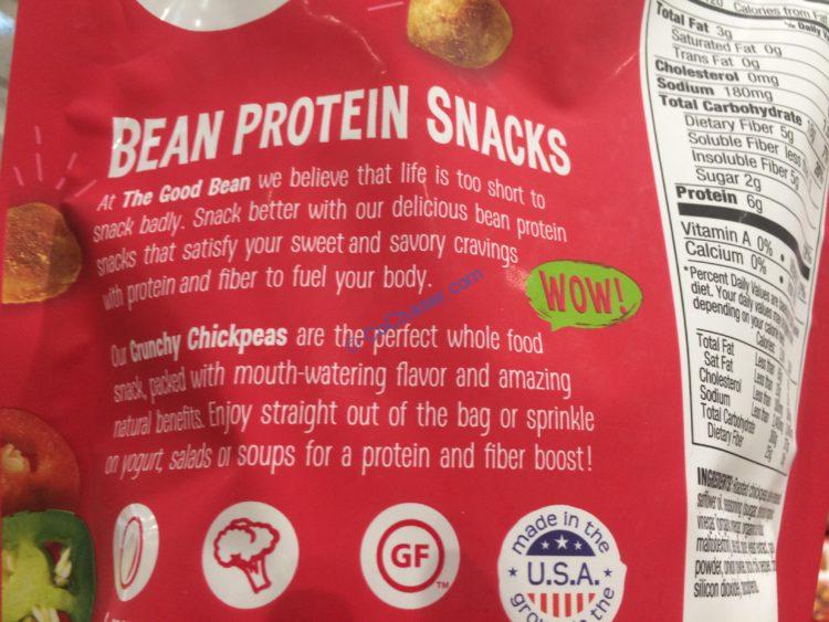 Costco1209019TheGoodBeanSweetChiliChickpeasinf CostcoChaser