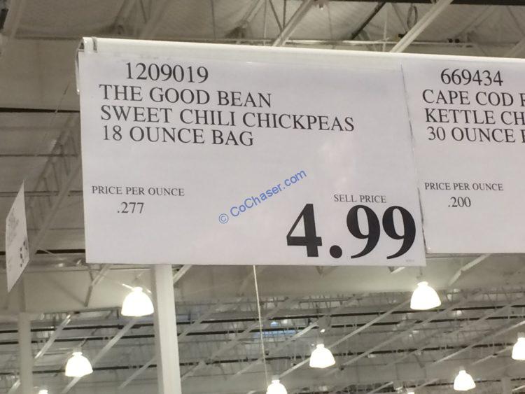 Costco1209019TheGoodBeanSweetChiliChickpeastag CostcoChaser
