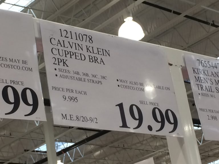 Costco1211078CalvinKleinCuppedBratag CostcoChaser