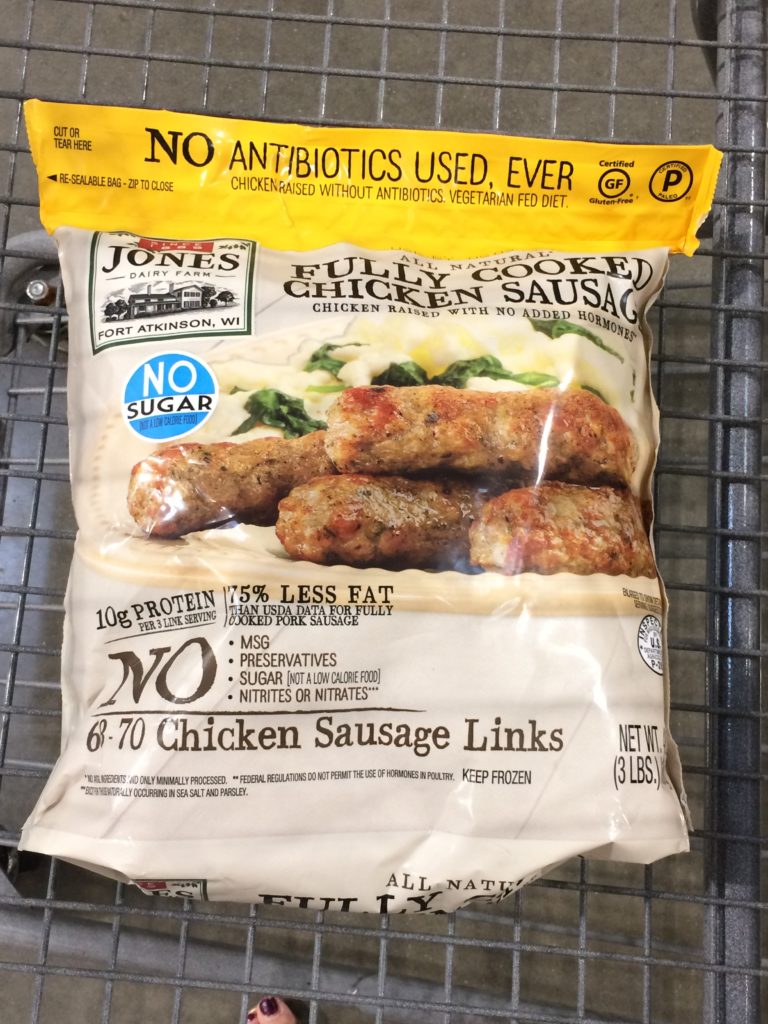Jones Dairy Farm ABF Chicken Links 3 Pound Bag CostcoChaser