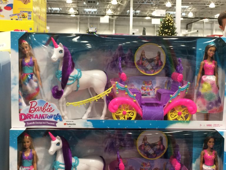 Barbie Dreamtopia Sweetville Carriage and Princesses CostcoChaser