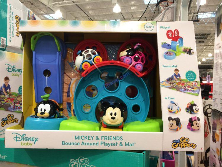Disney Baby Mickey & Friends Go Grippers Play Set & Mat