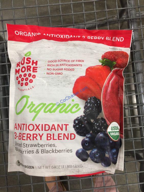 Rushmore Essentials Organic 3 Berry Blend 4 Pound Bag