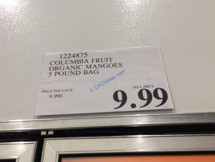 Columbia Fruit Organic Mangoes 5 Pound Bag CostcoChaser