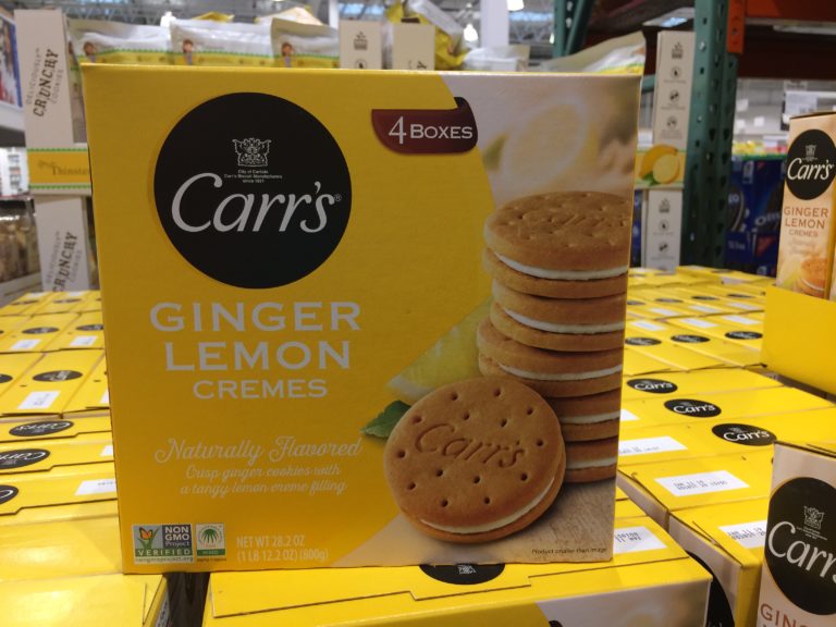 CARR’s Lemon Ginger Cookies 28.21 Ounce Box CostcoChaser