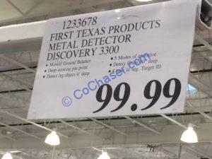 Costco-1233678-First-Texas-Products-Metal-Detector-Discovery-3300-tag