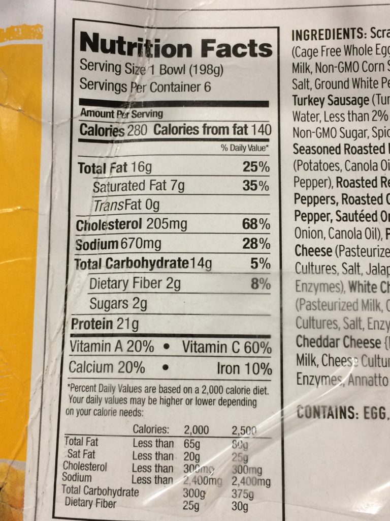 Costco1248570RedsBreakfastBowlschart CostcoChaser