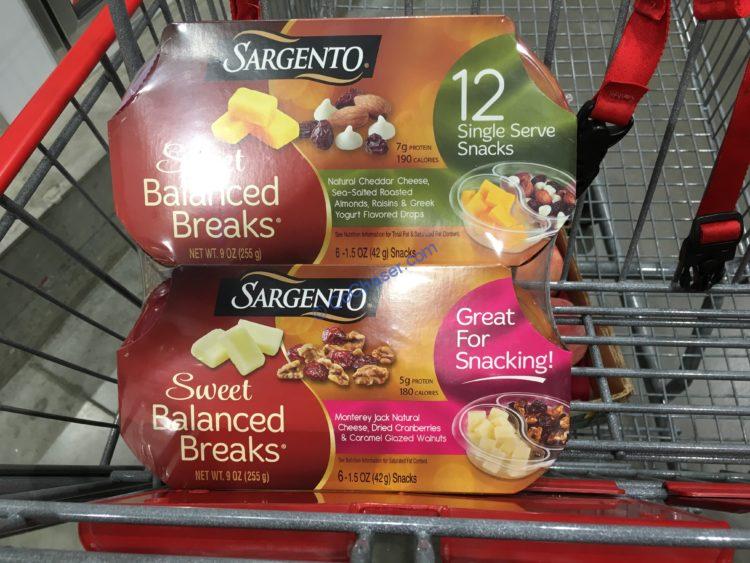 Sargento Sweet Balanced Breaks 12 / 1.5 Ounce Packages